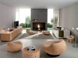 Современный эко стиль интерьера в помещение